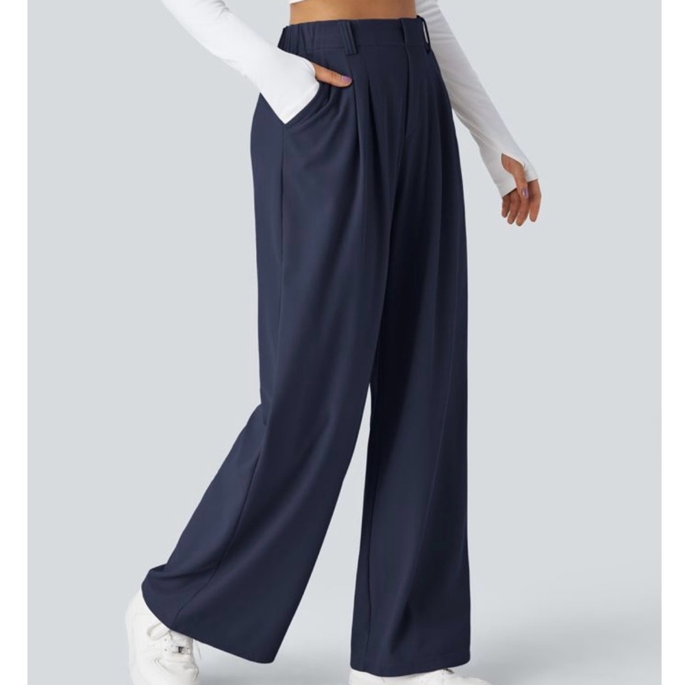 Halara Wide-Leg Work Pants